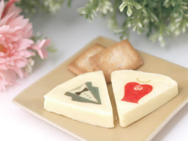 食べられるトッピングシート（デコシール）イメージ写真：チーズ