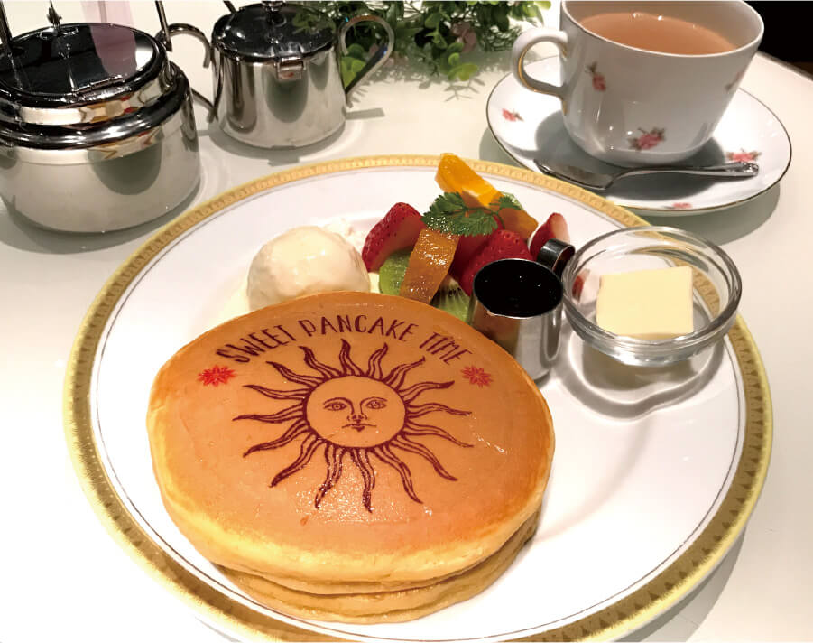 トッピングシート活用例：パンケーキ